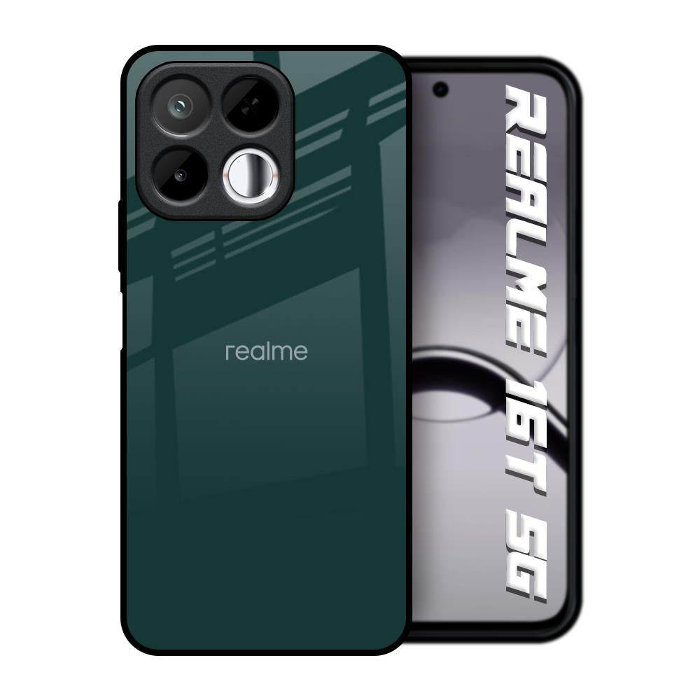 Olive Realme 16T 5G Glass Back Cover Online