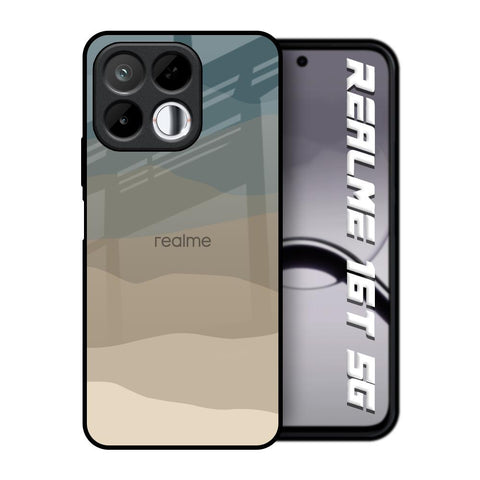 Abstract Mountain Pattern Realme 16T 5G Glass Back Cover Online