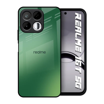 Green Grunge Texture Realme 16T 5G Glass Back Cover Online