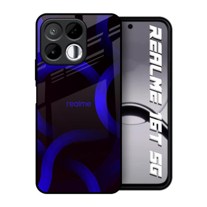 Blue Ring Light Realme 16T 5G Glass Back Cover Online
