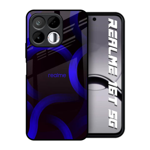 Blue Ring Light Realme 16T 5G Glass Back Cover Online