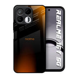 Orange Black Fusion Realme 16T 5G Glass Back Cover Online