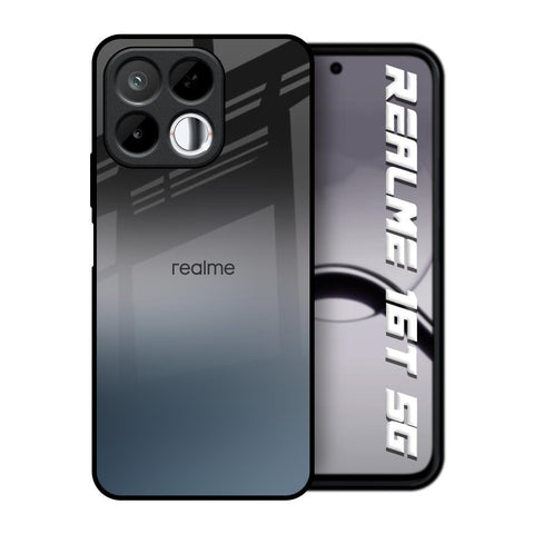 Dramatic Grey Realme 16T 5G Glass Back Cover Online