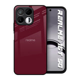 Classic Burgundy Realme 16T 5G Glass Back Cover Online