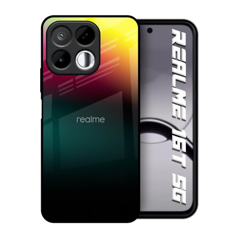 Sunland Gradient Realme 16T 5G Glass Back Cover Online