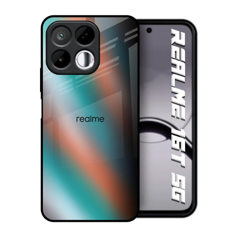 Melted Emerald Realme 16T 5G Glass Back Cover Online