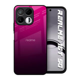 Purple Ombre Pattern Realme 16T 5G Glass Back Cover Online