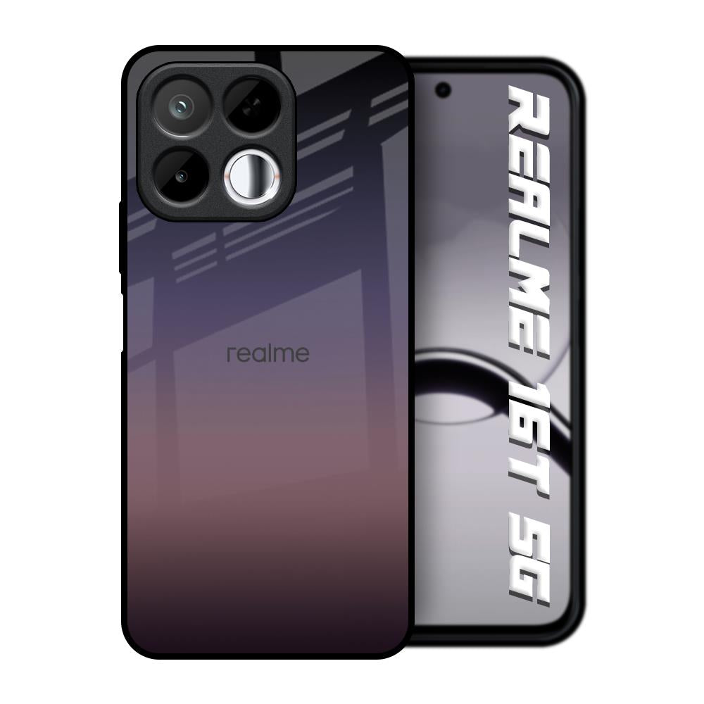 Grey Ombre Realme 16T 5G Glass Back Cover Online