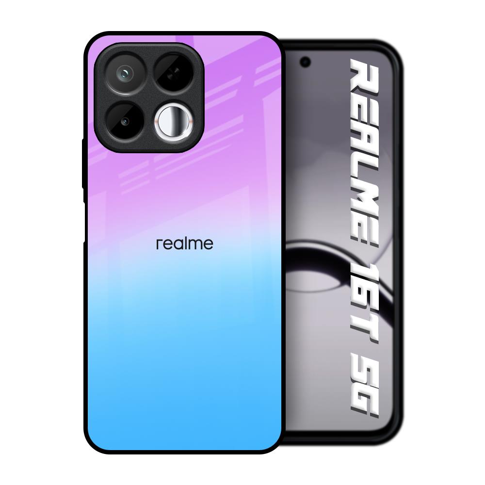 Unicorn Pattern Realme 16T 5G Glass Back Cover Online