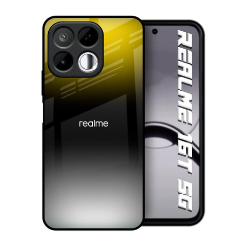 Yellow Shadow Realme 16T 5G Glass Back Cover Online