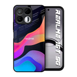 Colorful Fluid Realme 16T 5G Glass Back Cover Online