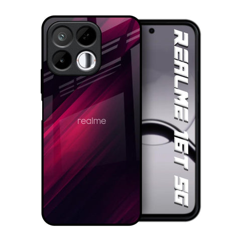 Razor Black Realme 16T 5G Glass Back Cover Online