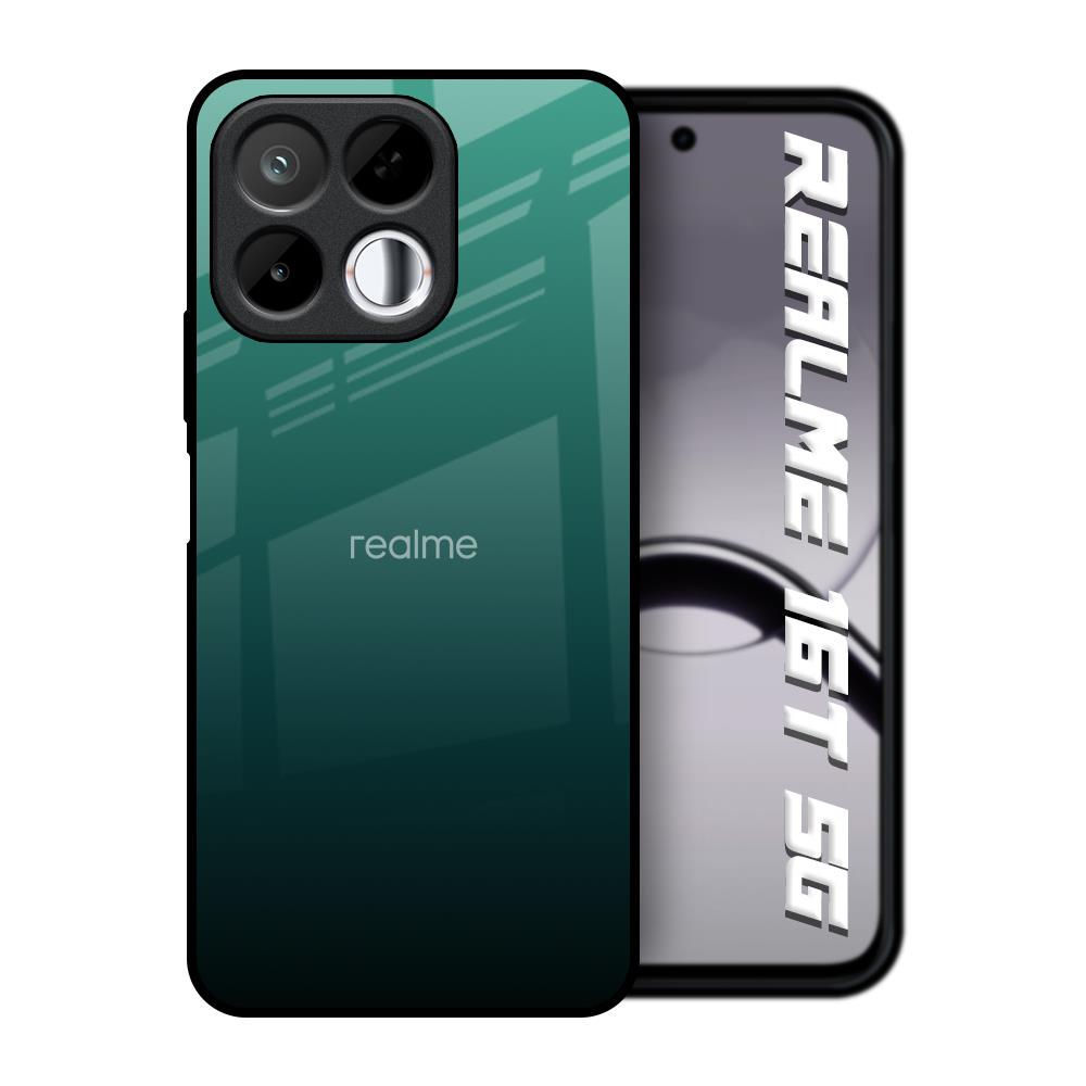 Palm Green Realme 16T 5G Glass Back Cover Online