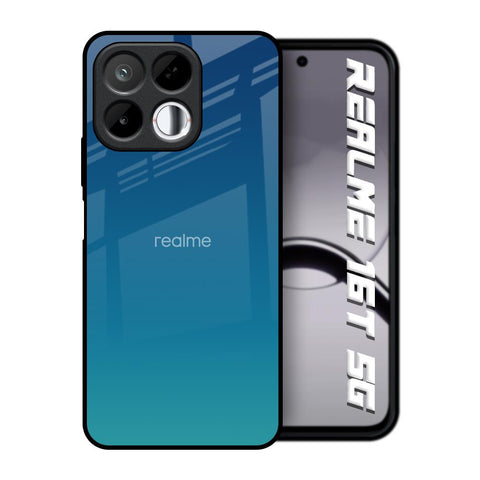 Celestial Blue Realme 16T 5G Glass Back Cover Online