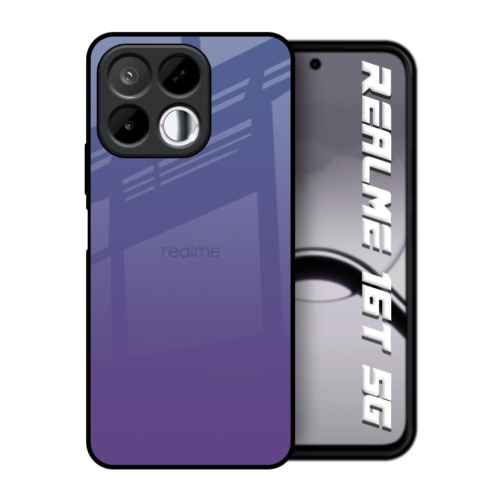 Indigo Pastel Realme 16T 5G Glass Back Cover Online
