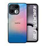 Blue & Pink Ombre Realme 16T 5G Glass Back Cover Online