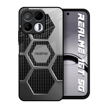 Hexagon Style Realme 16T 5G Glass Back Cover Online