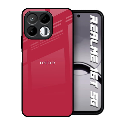 Solo Maroon Realme 16T 5G Glass Back Cover Online