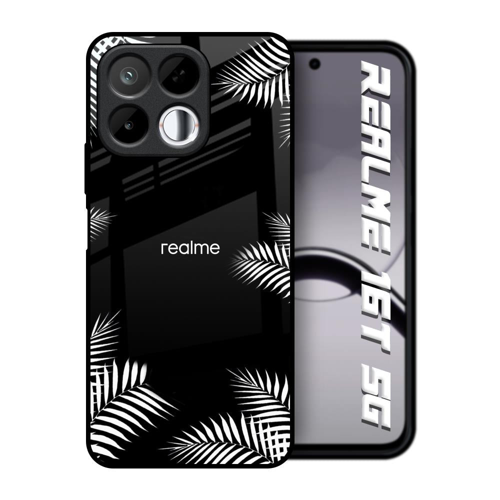 Zealand Fern Design Realme 16T 5G Glass Back Cover Online