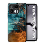 Golden Splash Realme 16T 5G Glass Back Cover Online