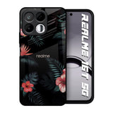 Tropical Art Flower Realme 16T 5G Glass Back Cover Online