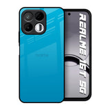 Blue Aqua Realme 16T 5G Glass Back Cover Online