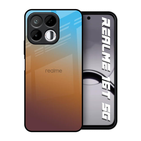 Rich Brown Realme 16T 5G Glass Back Cover Online