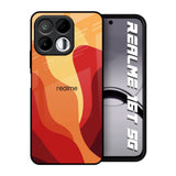 Magma Color Pattern Realme 16T 5G Glass Back Cover Online