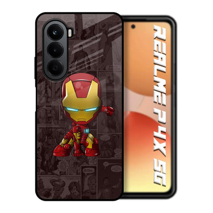 Angry Baby Super Hero Realme P4x 5G Glass Back Cover Online