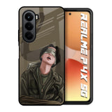 Blind Fold Realme P4x 5G Glass Back Cover Online