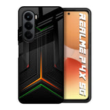 Modern Ultra Chevron Realme P4x 5G Glass Back Cover Online
