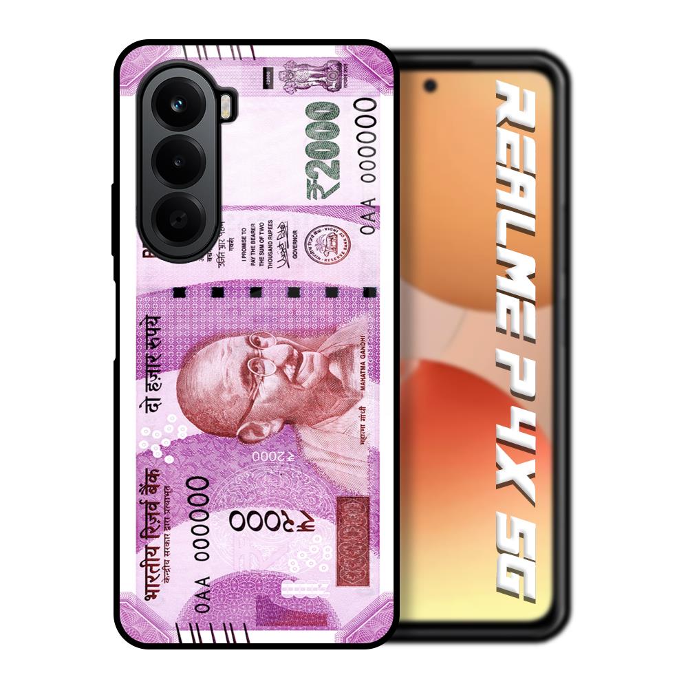Stock Out Currency Realme P4x 5G Glass Back Cover Online