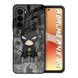 Cartoon Art Realme P4x 5G Glass Back Cover Online