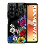 Rose Flower Bunch Art Realme P4x 5G Glass Back Cover Online