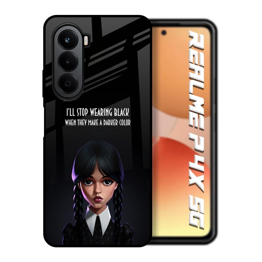 Aesthetic Digital Art Realme P4x 5G Glass Back Cover Online