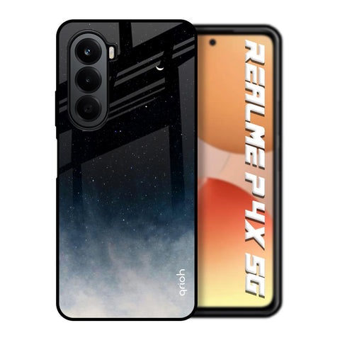 Black Aura Realme P4x 5G Glass Back Cover Online