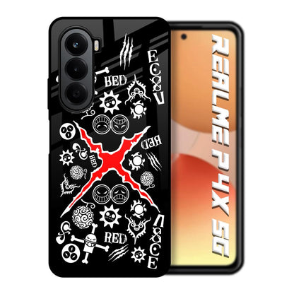 Red Zone Realme P4x 5G Glass Back Cover Online