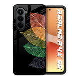 Colorful Leaves Realme P4x 5G Glass Back Cover Online
