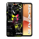 Astro Glitch Realme P4x 5G Glass Back Cover Online