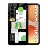 Coffee Latte Realme P4x 5G Glass Back Cover Online