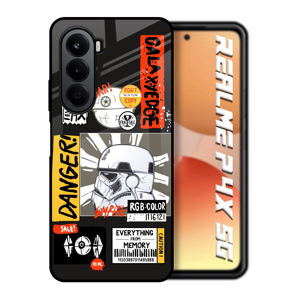Galaxy Edge Realme P4x 5G Glass Back Cover Online