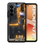 Glow Up Skeleton Realme P4x 5G Glass Back Cover Online