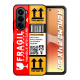 Handle With Care Realme P4x 5G Glass Back Cover Online