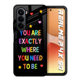 Magical Words Realme P4x 5G Glass Back Cover Online