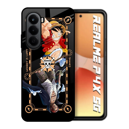 Shanks & Luffy Realme P4x 5G Glass Back Cover Online