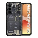 Skeleton Inside Realme P4x 5G Glass Back Cover Online