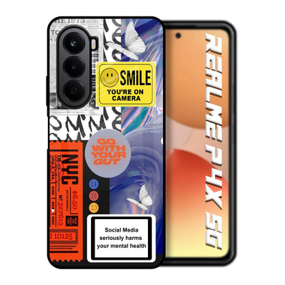 Smile for Camera Realme P4x 5G Glass Back Cover Online
