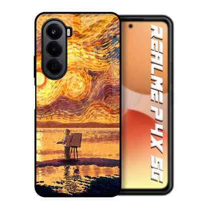 Sunset Vincent Realme P4x 5G Glass Back Cover Online