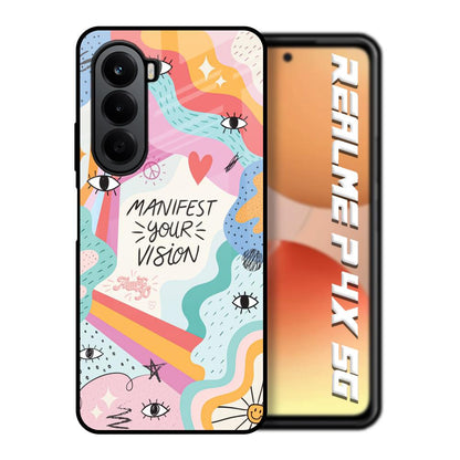 Vision Manifest Realme P4x 5G Glass Back Cover Online