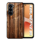 Timber Printed Realme P4x 5G Glass Back Cover Online